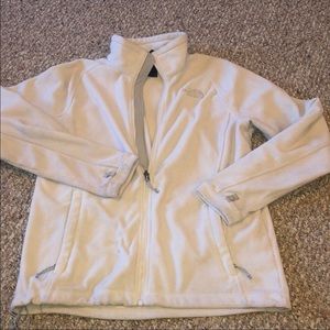 The North Face Cream Colored ZIP Up Size Large